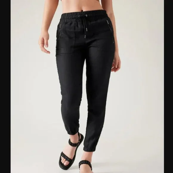 Athleta Cabo Linen Jogger Size 6 - Picture 3 of 13